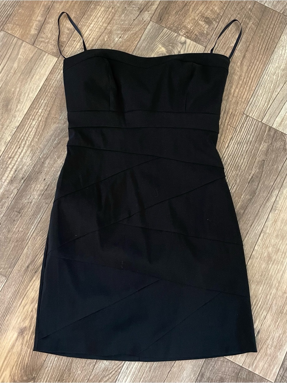 Deb Black Spaghetti-Strap Mini Dress